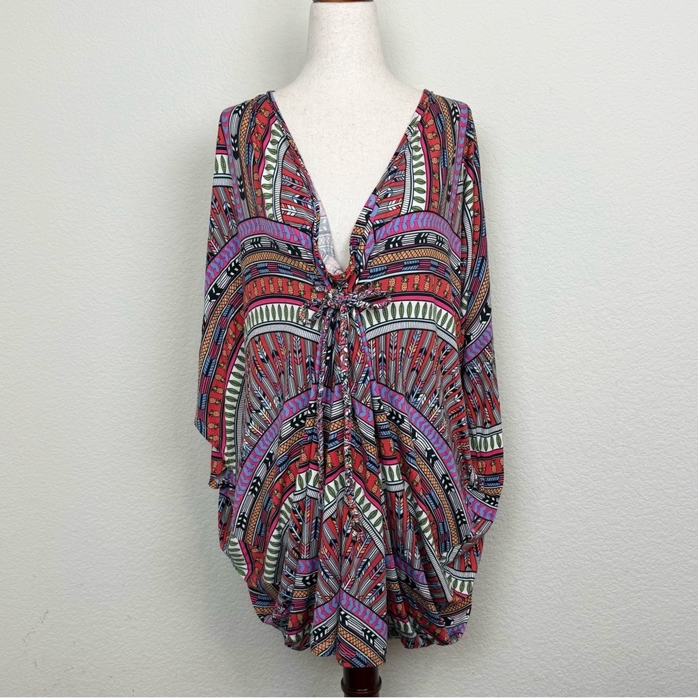 Mara Hoffman Swim Geometric Coverup Tunic Dress